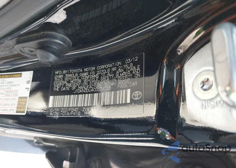 2012 Toyota Prius Three from USA, damaged, VIN JTDKN3DU4C0334738